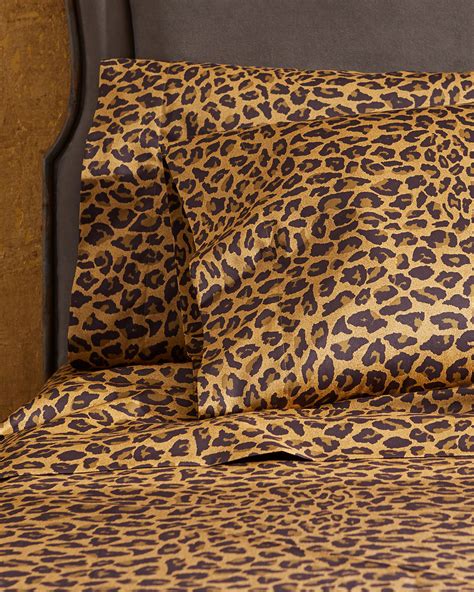 leopard print sheets queen